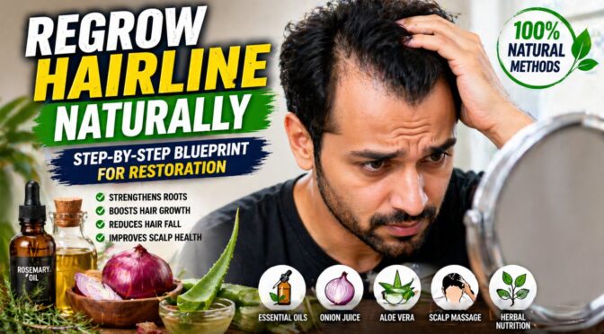 How to Regrow Receding Hairline Naturally: A Step-by-Step Blueprint For Restoration
