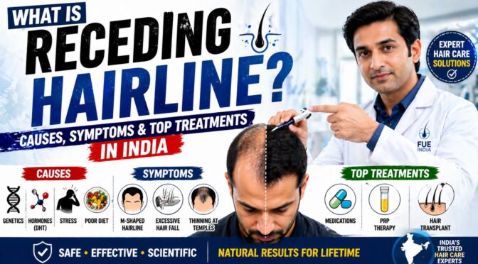 What is Receding Hairline: Causes, Symptoms and Top Treatments in India